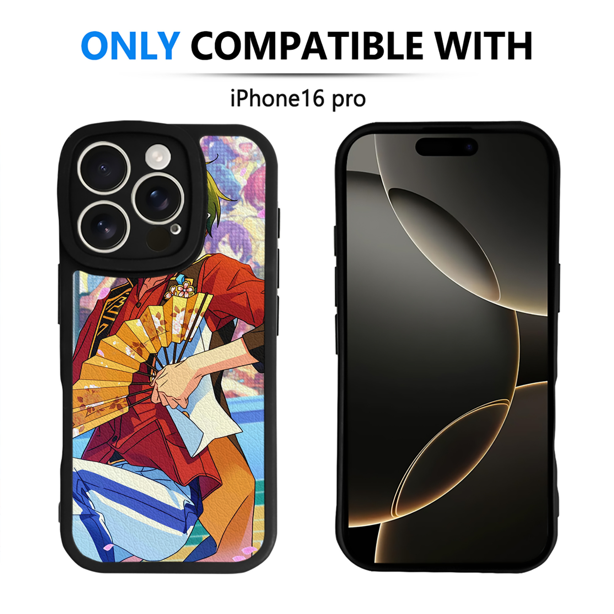 （画像用） あんさんぶるスターズ! Ensemble Stars 【iPhone 16シリーズ対応】シリコンスマホケース（レザー調） 材質：シリコン